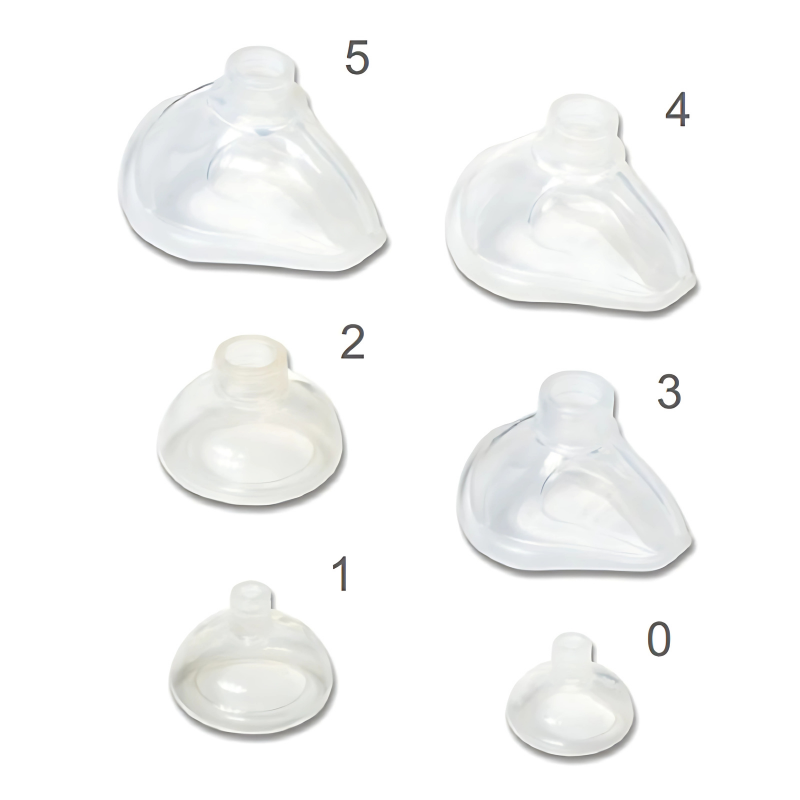 Maski silikonowe Ambu z otwartym mankietem